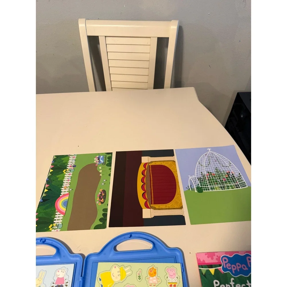 Peppa Pig Perfect Days Book and Magnetic Play Set Blue Carry Case with Magnets